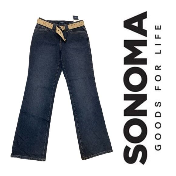 NEW Sonoma size 6 jeans with belt - Picture 1 of 12